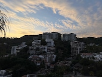 Morning view to the east.