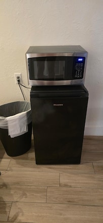 Refrigerator on floor