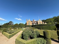Gardens on the property