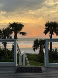 Evening on the deck.