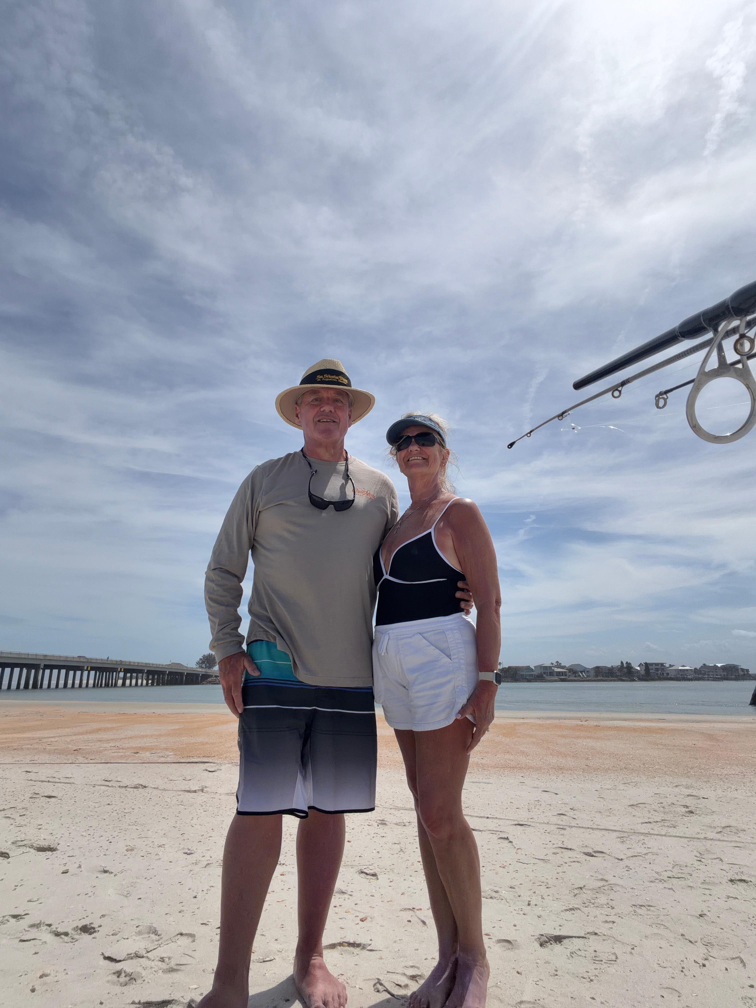 A little fishing from the shore 