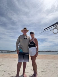 A little fishing from the shore