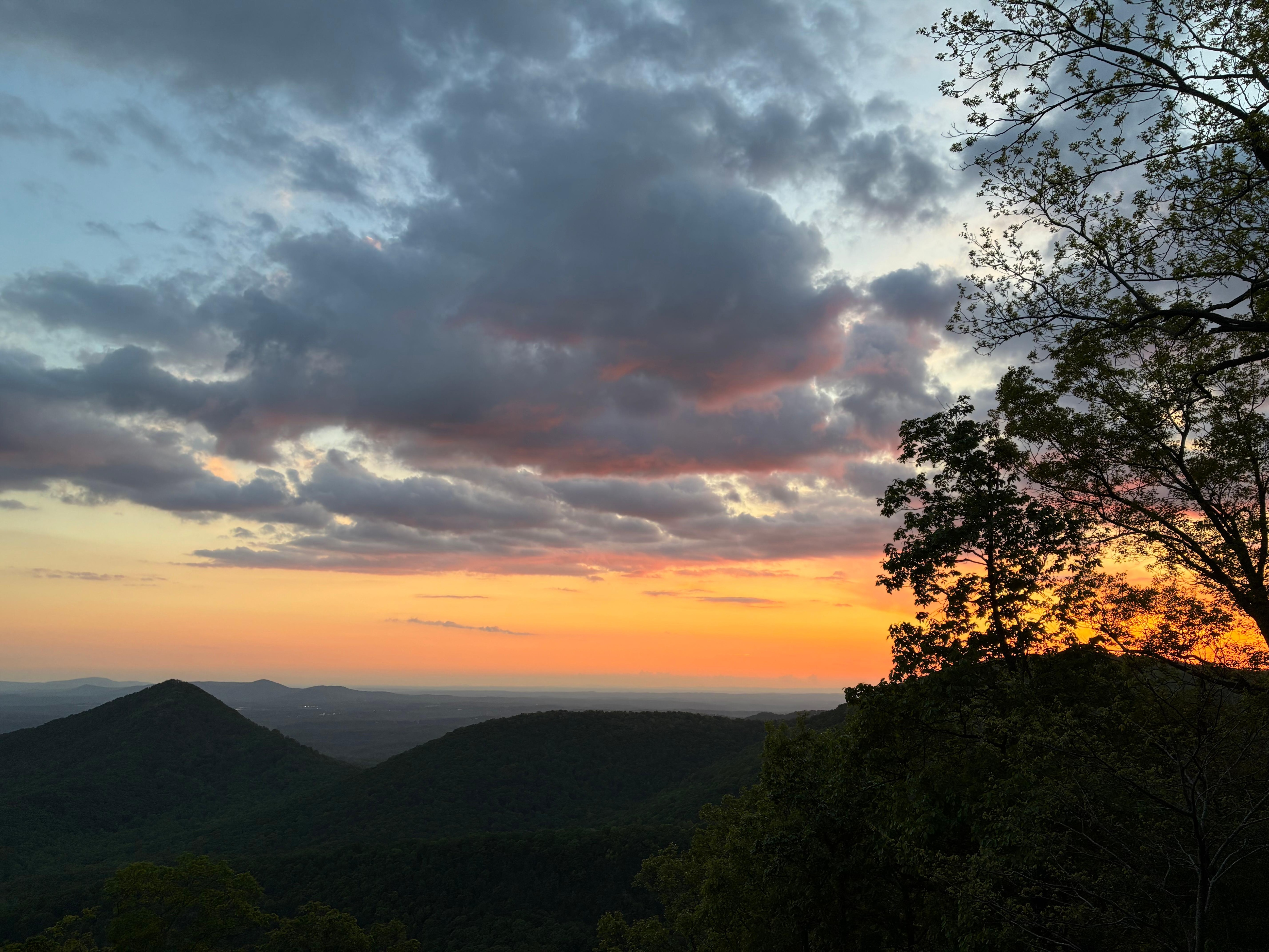 Sunset on the deck