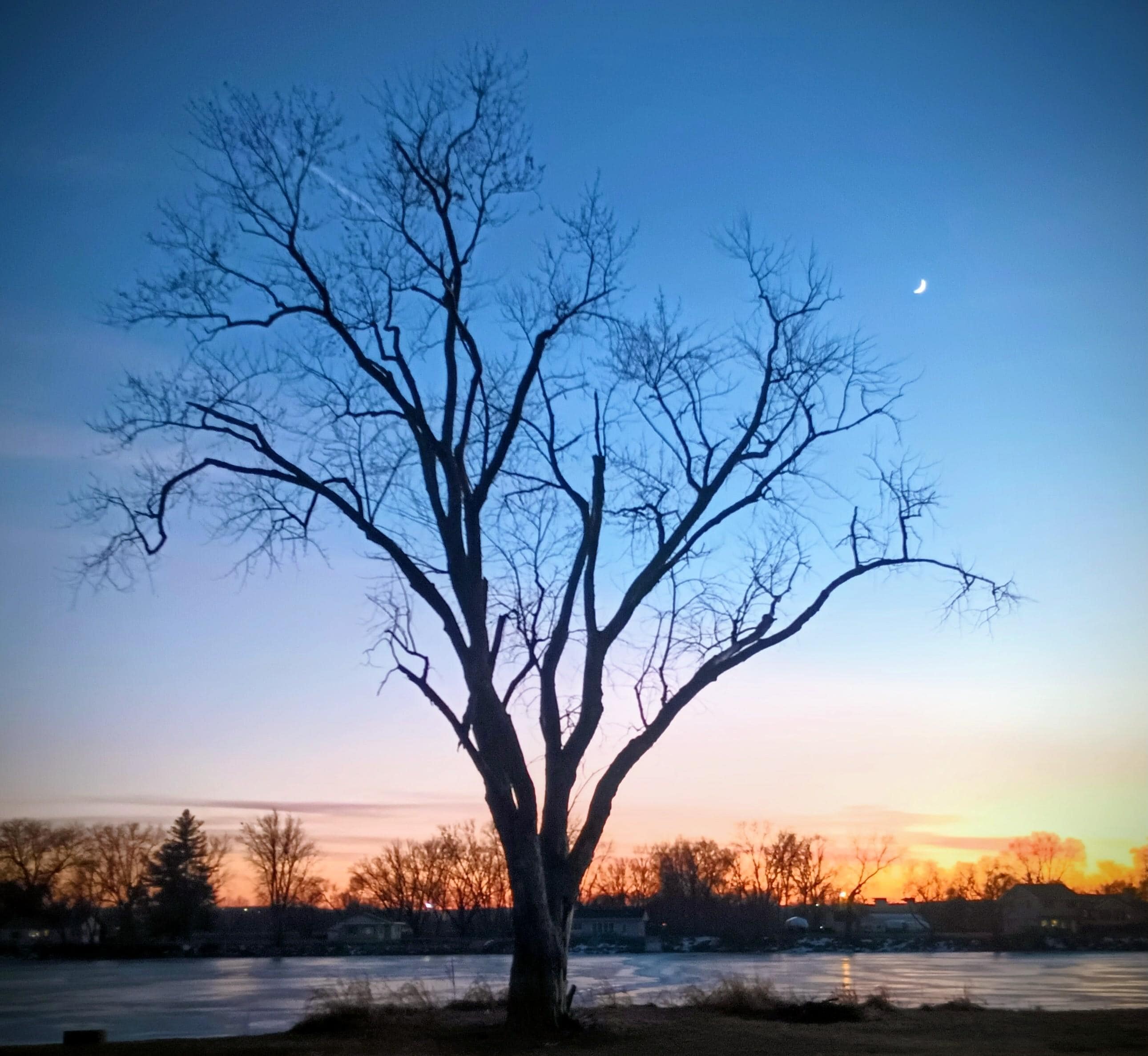 Sunset on the Rock River