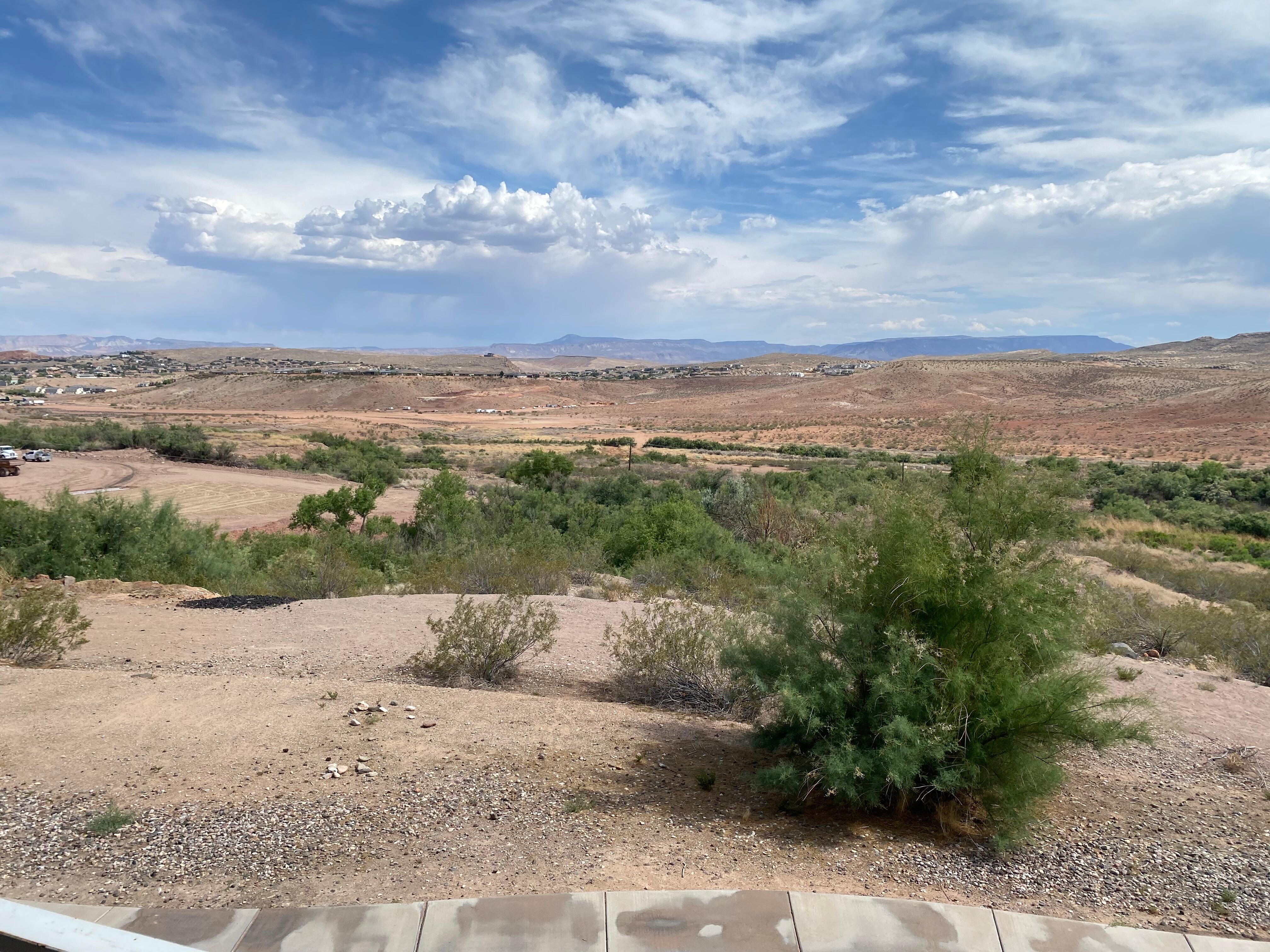 View from balcony. 