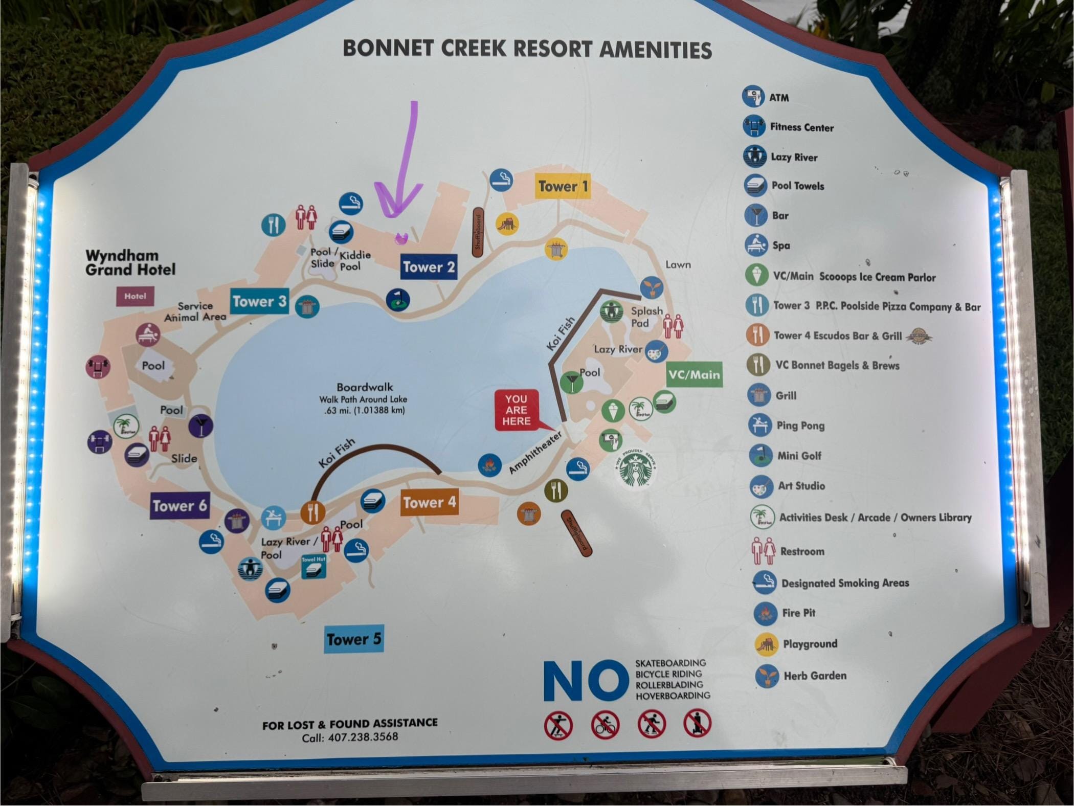 Resort map 