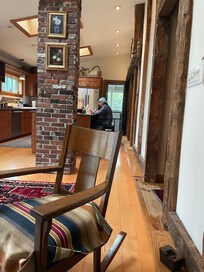Coffee at the kitchen counter
