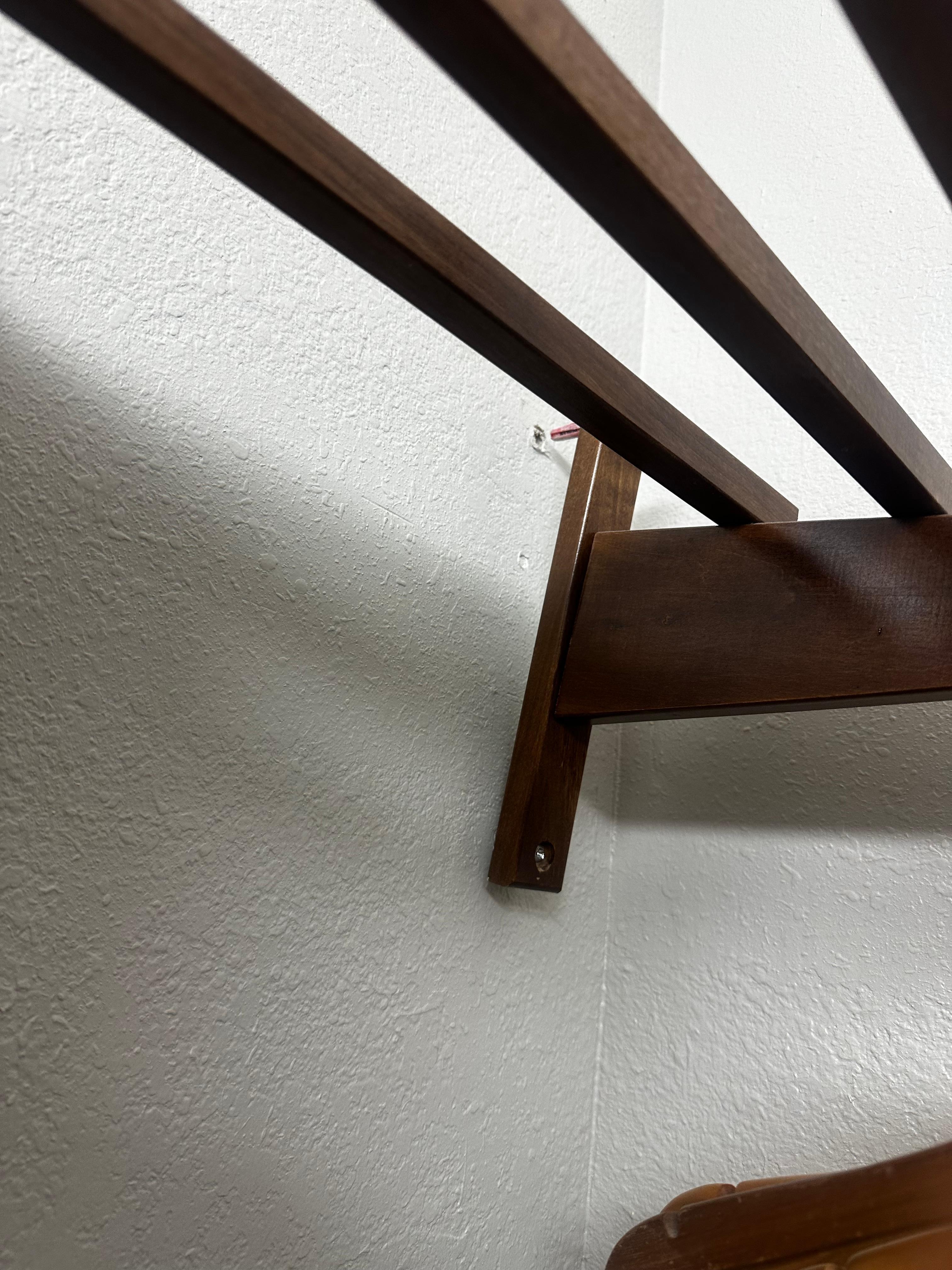 Rack coming out of wall