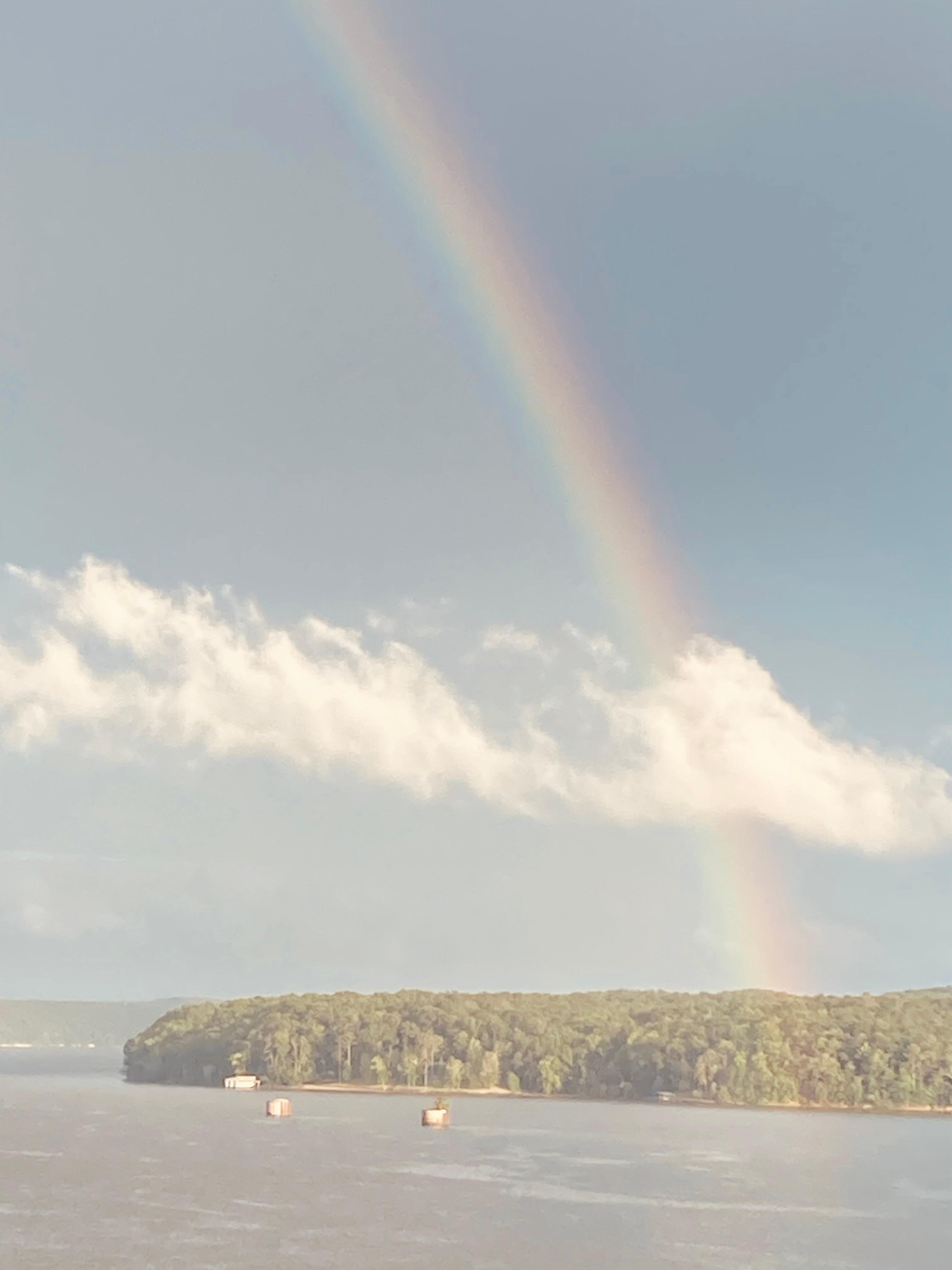 Rainbow over the Tennessee River