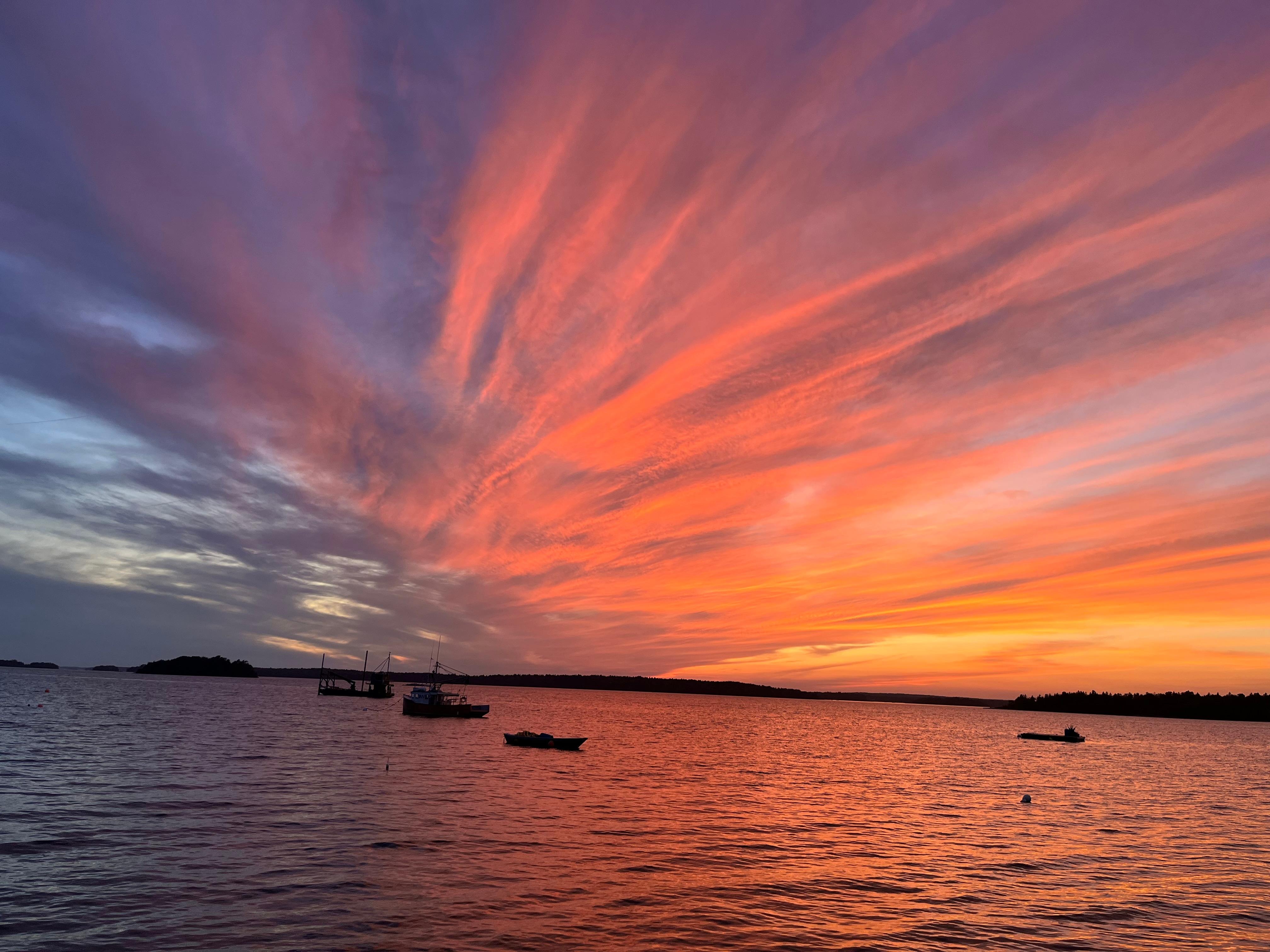 Sunset from the dock
