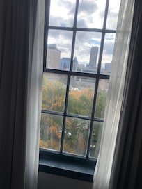 Beautiful city below.