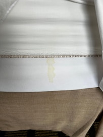 Stain on bed linens