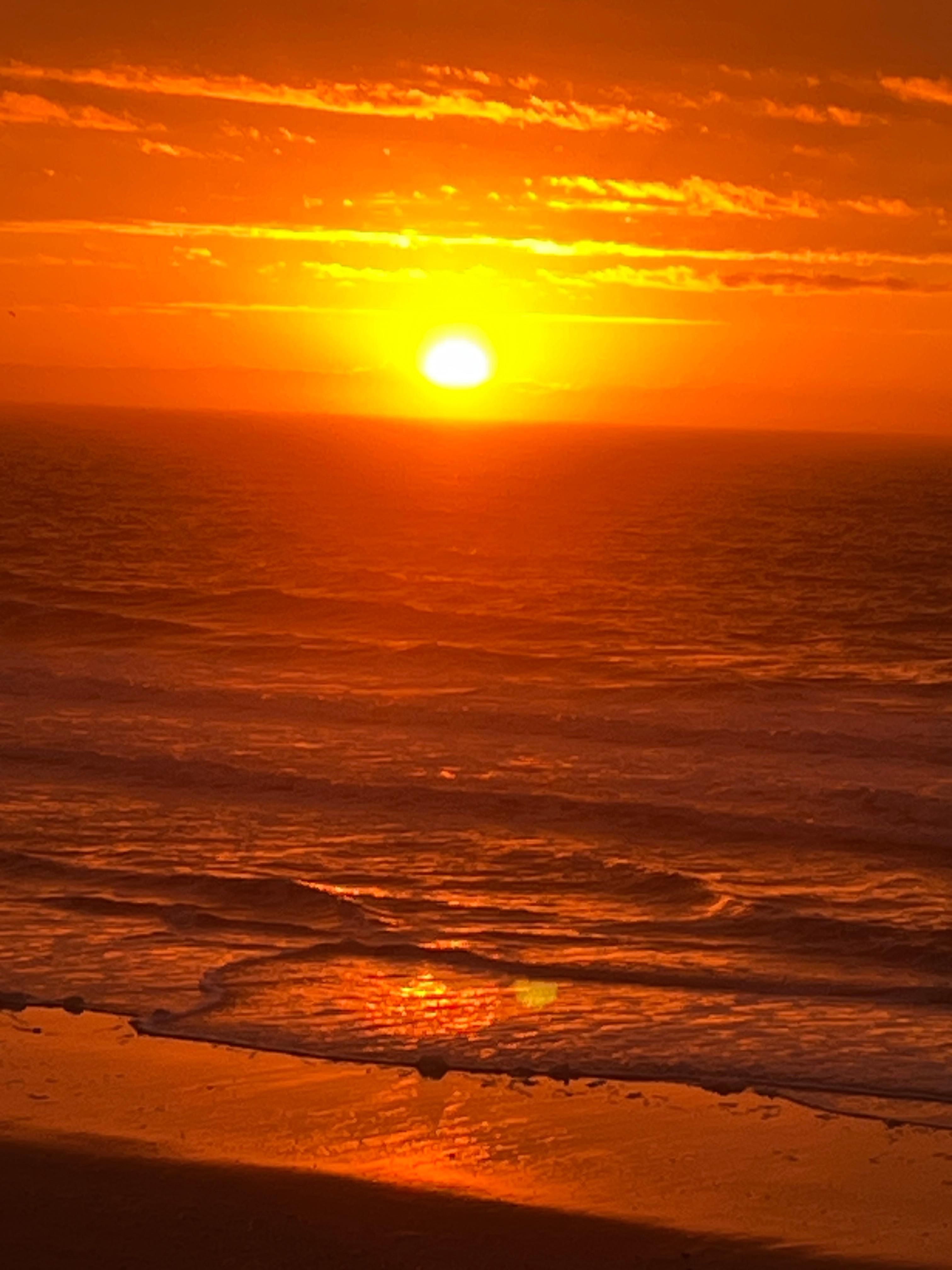 Sunrise from the balcony 