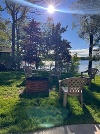 View of the side of the deck