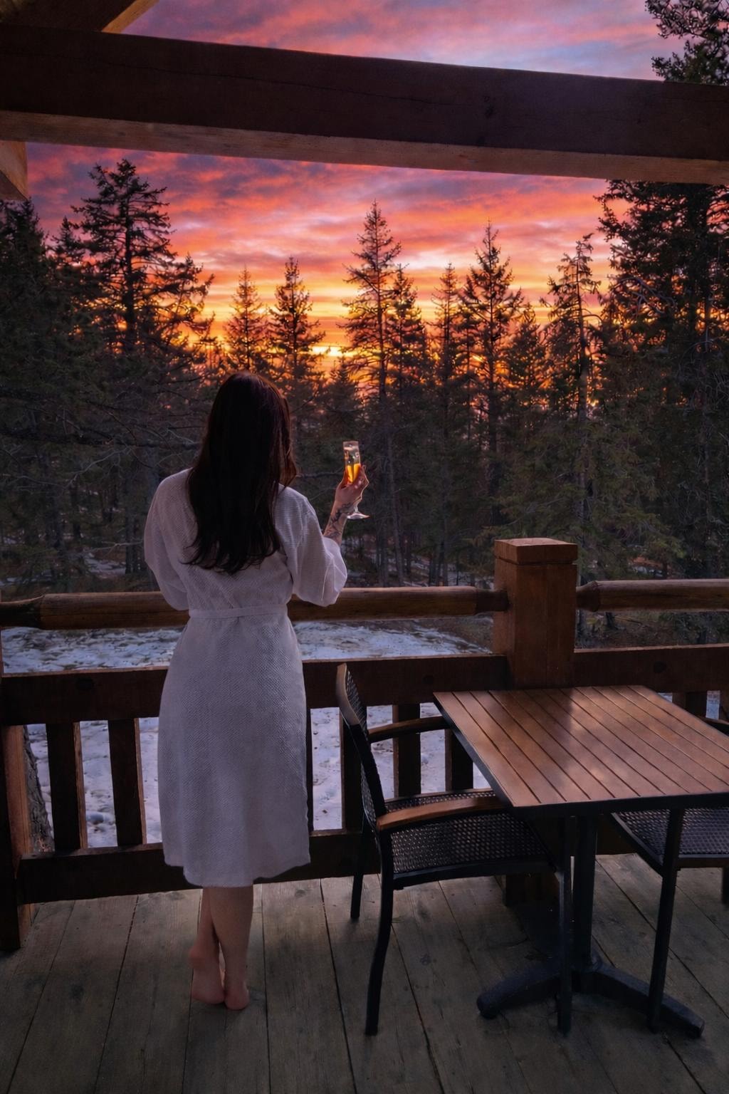 The balcony of our room.