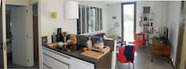Kitchen and living area
