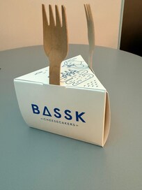 Wonderful Bassk cheesecake shop around the corner from hotel