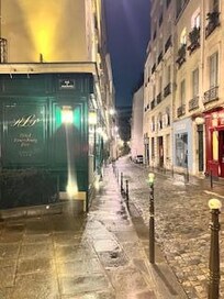 lovely rainy night during our stay at Luxembourg Parc