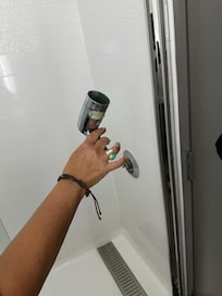 My Wife was about to shower in the second room we were moved to and the handle came off in her hand.