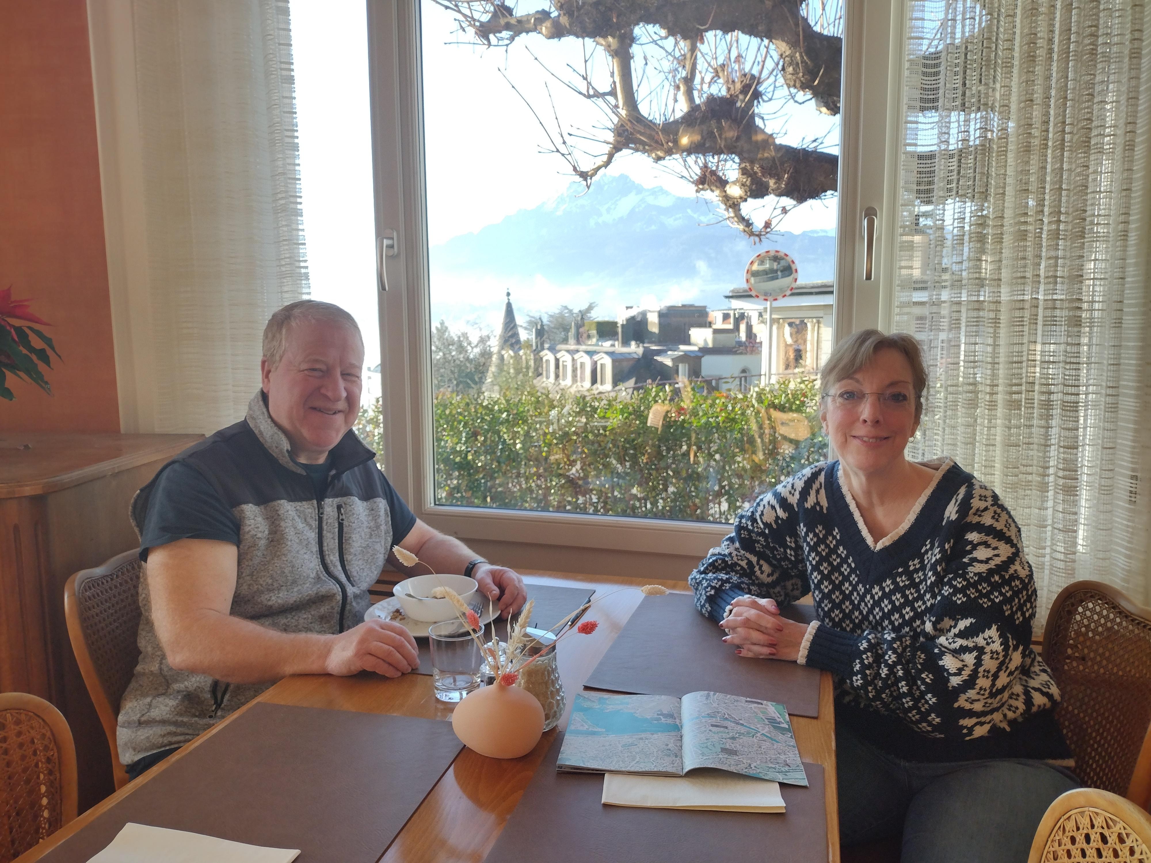 View from the breakfast room.