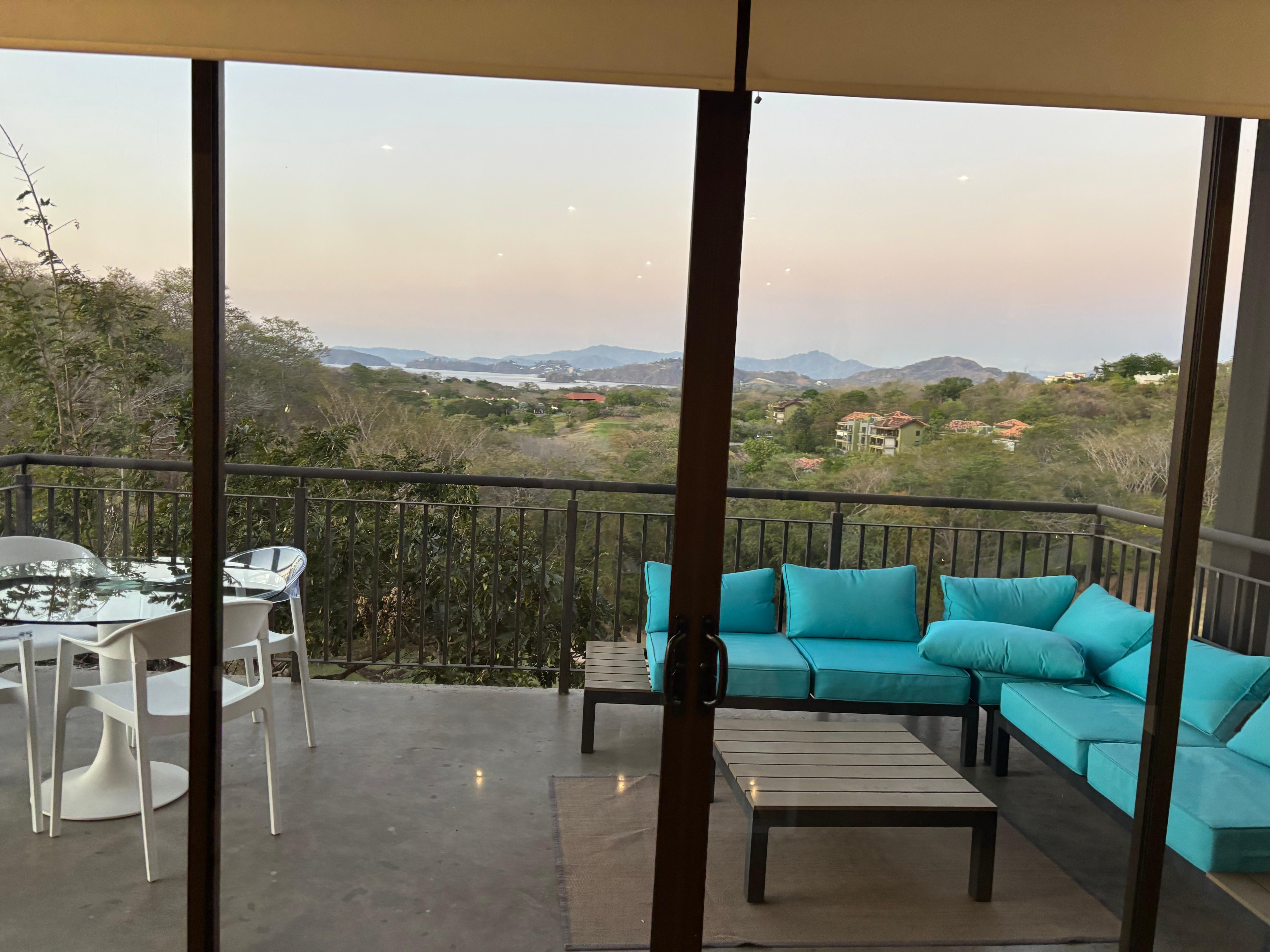 View from the balcony 