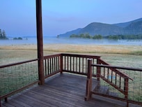 Morning from back porch.