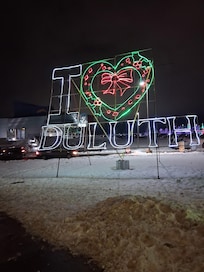 We love staying in Duluth amd were thrilled to watch a ship come in under the lift bridge while we were at Bentlyville.