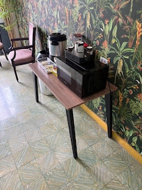 View outside the hotel