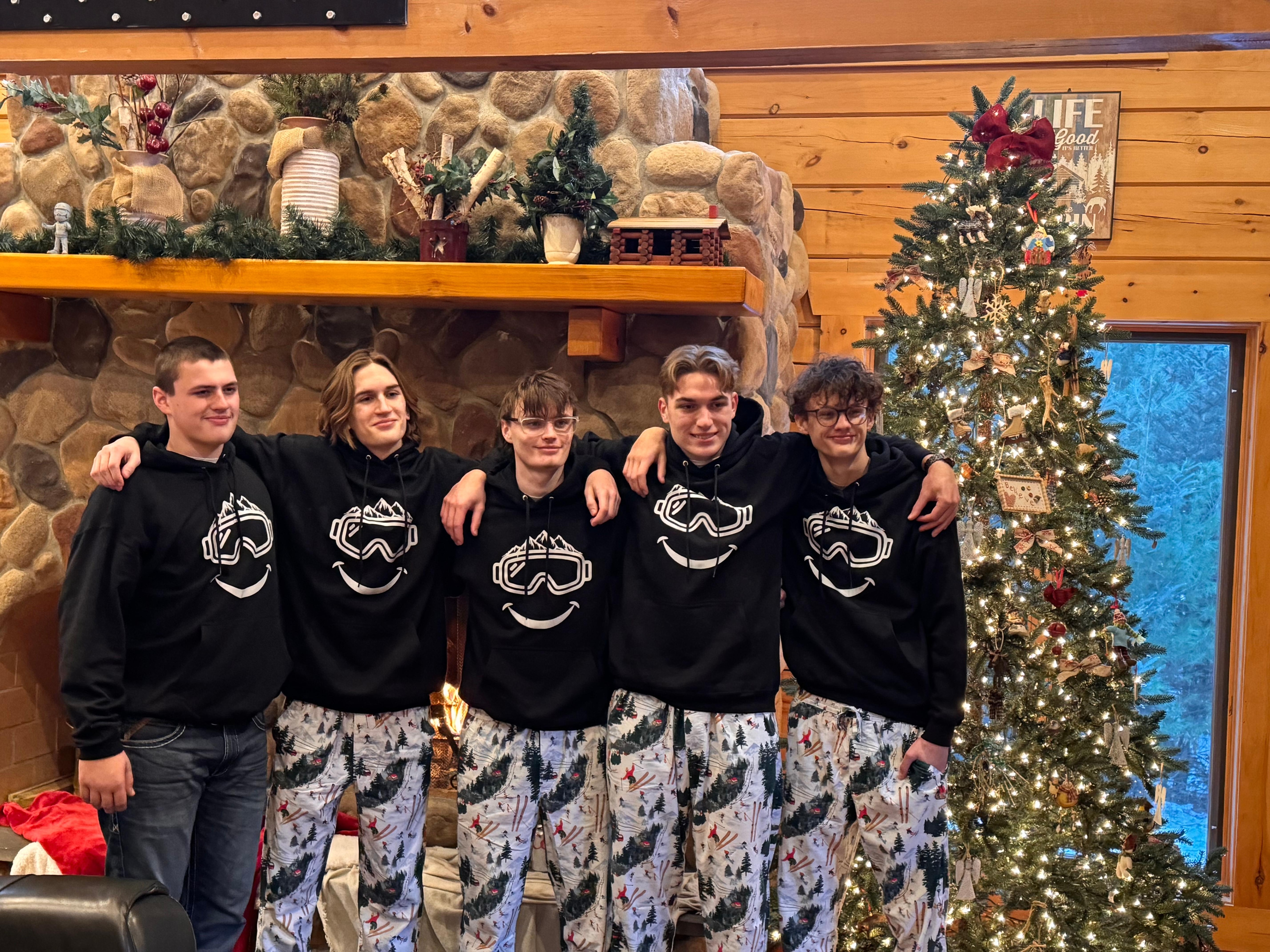 All 5 grandsons together for the weekend. 