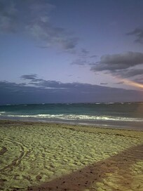 Beach was clean and easily accessible