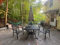The back patio is perfect place to relax.