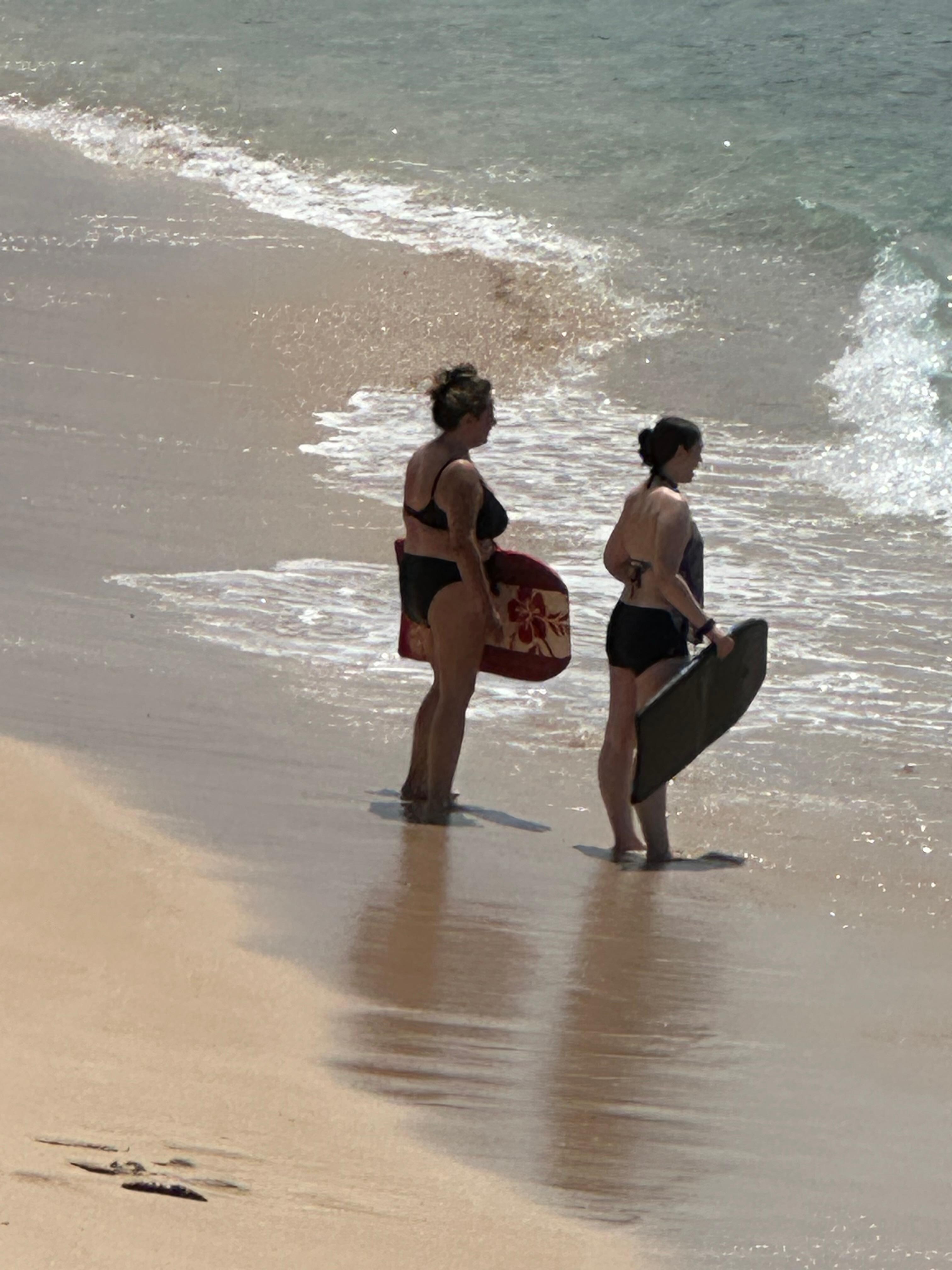Enjoying the water