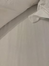 Hair in the bedsheets