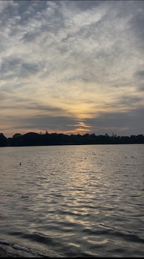 Sunset on the lake.