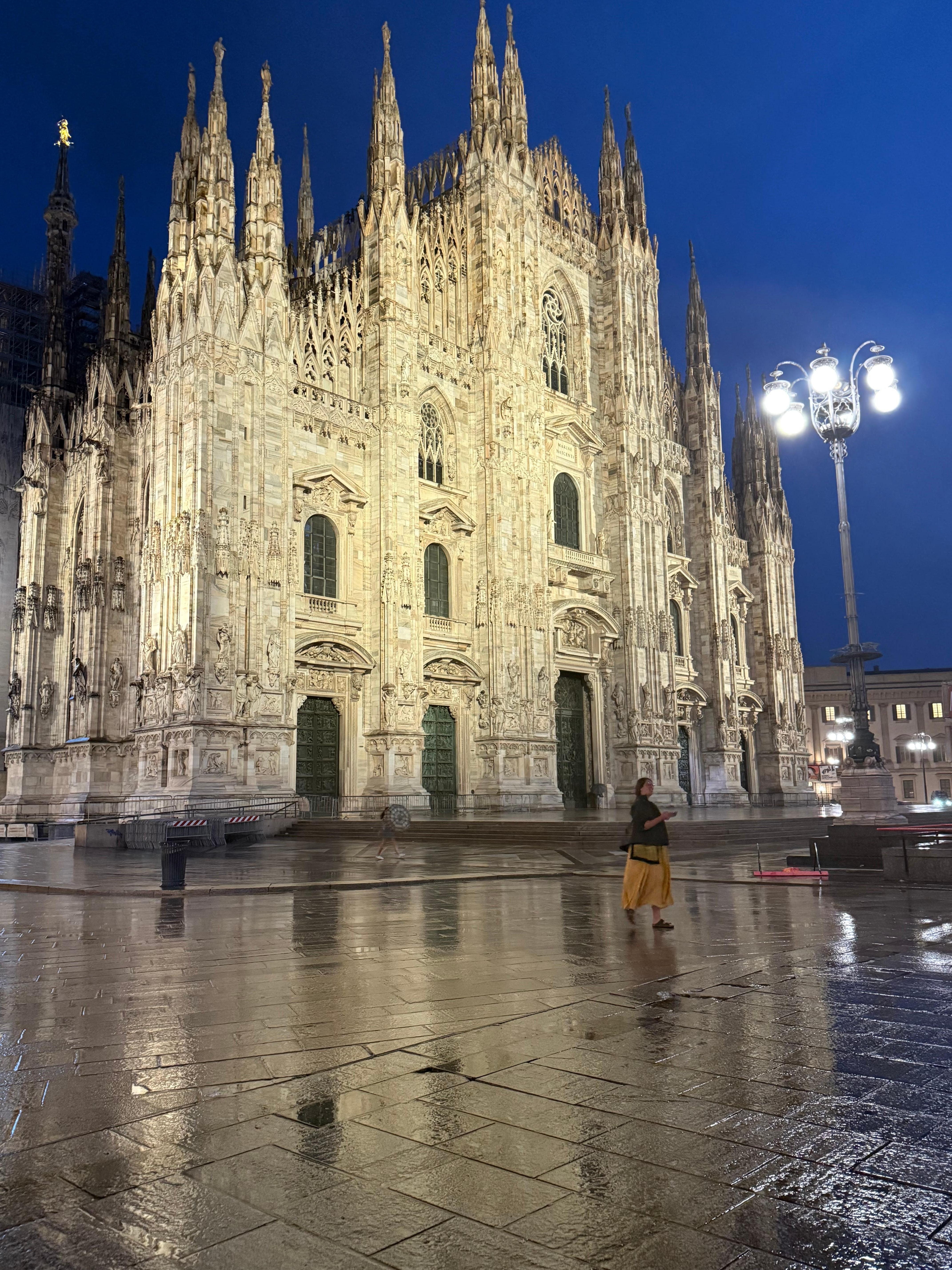 It was very close to visit the cathedral.