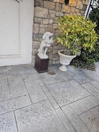 Front door check in entrance