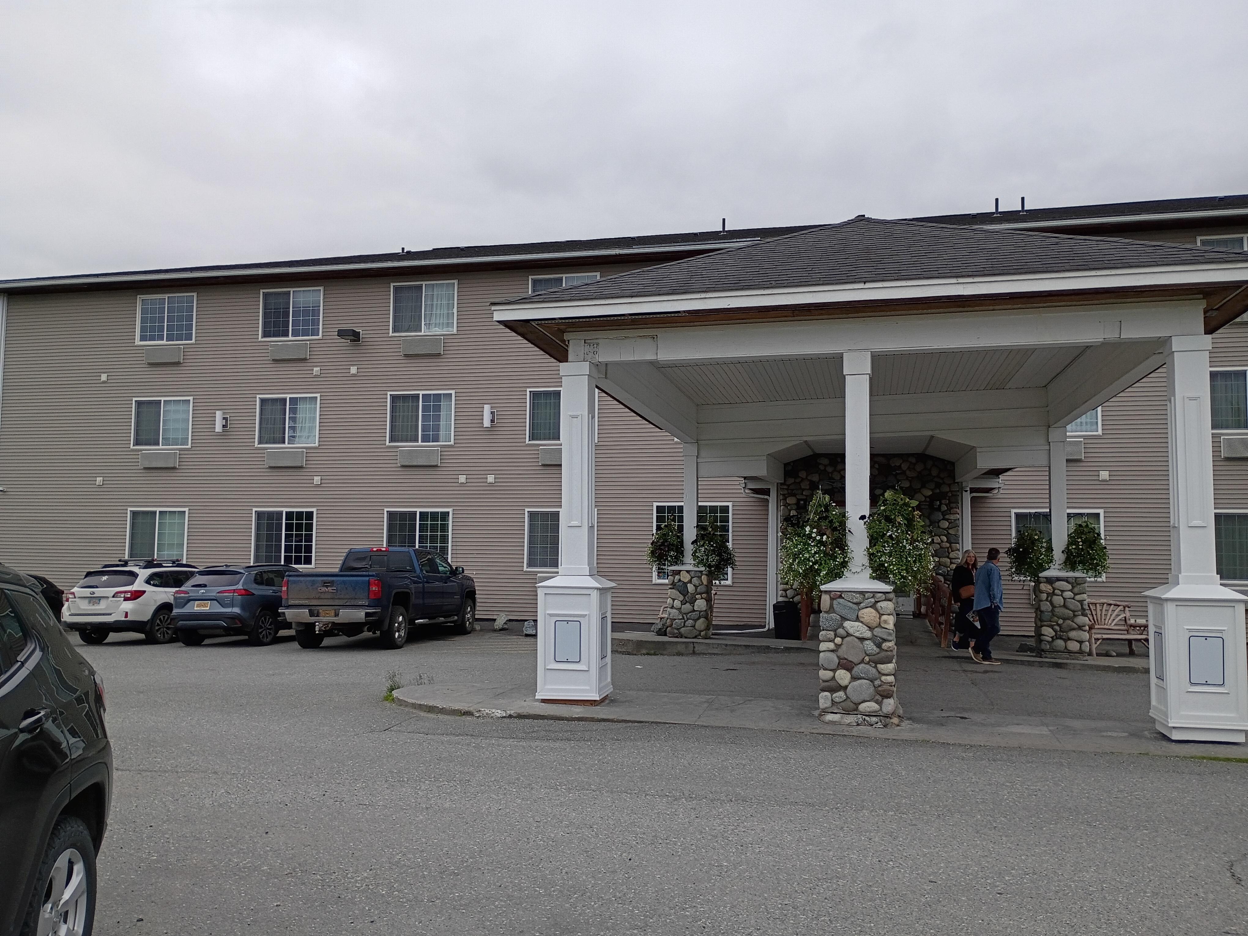 Front of hotel 