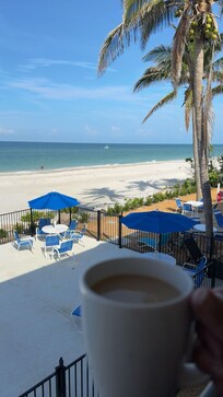 Coffee on the balcony