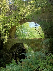 The Rumbling Bridge trail hike is a must