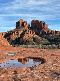 This is a short walk out the back door!