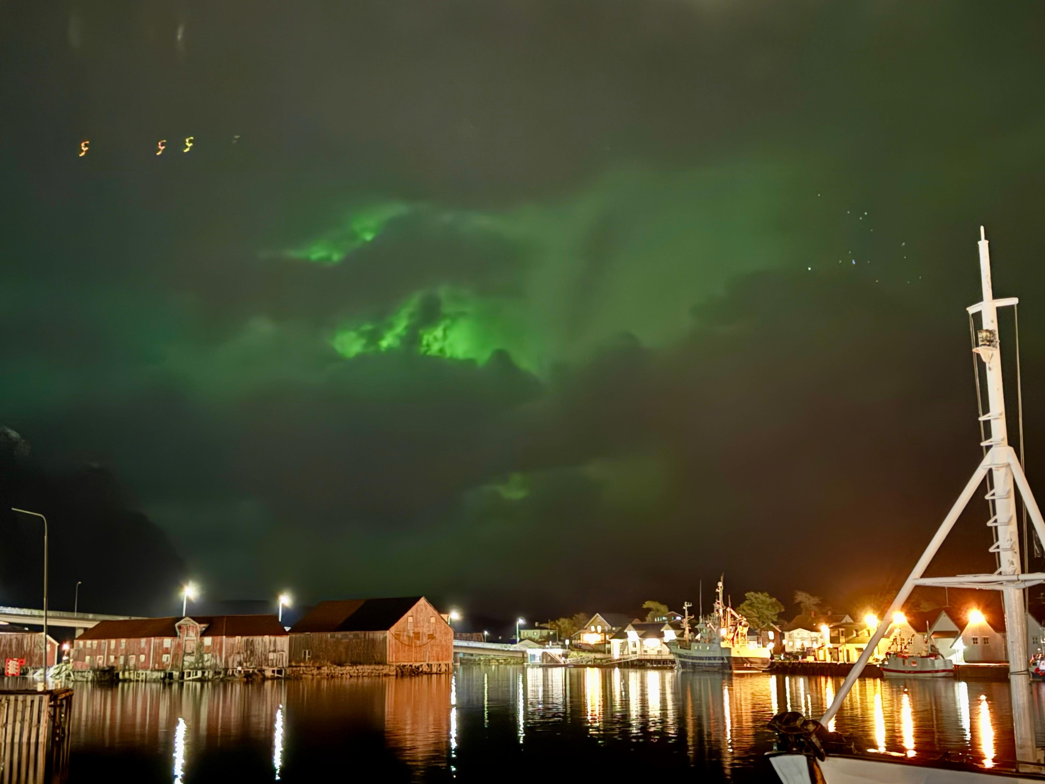 We saw the Northern Lights