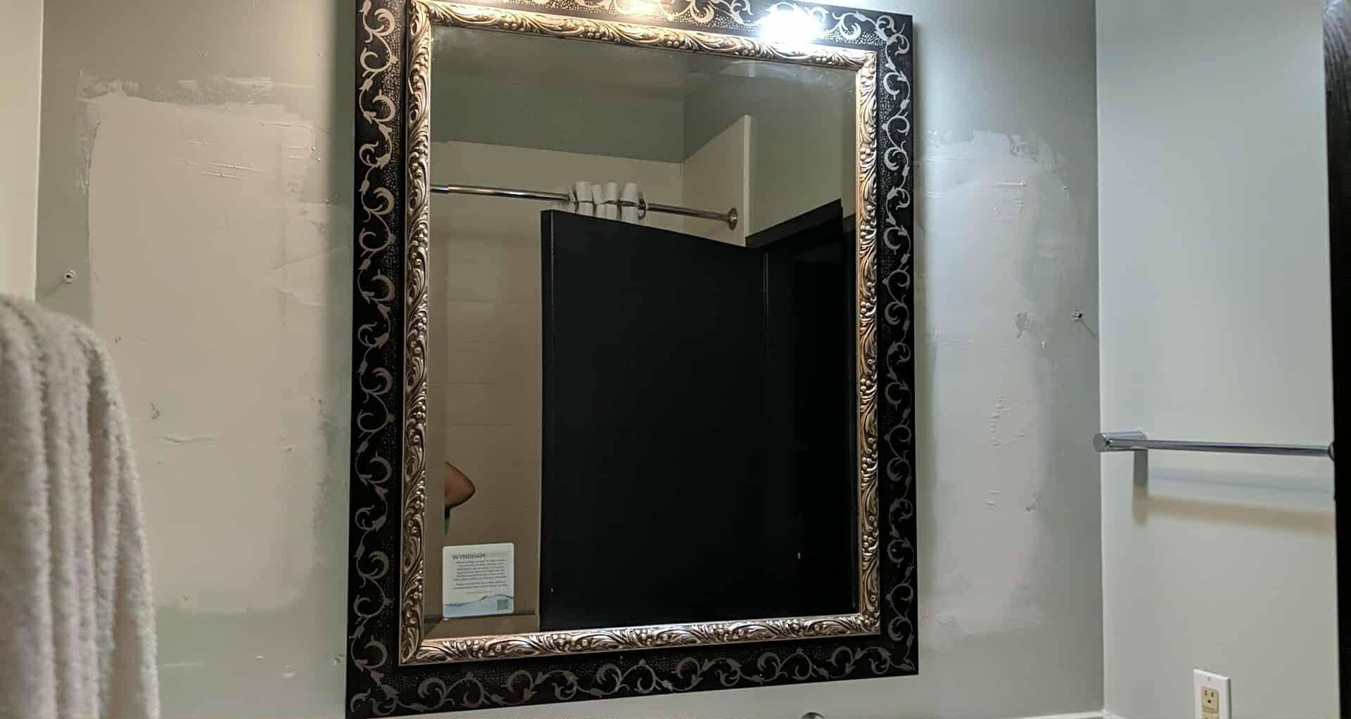 Plaster bathroom