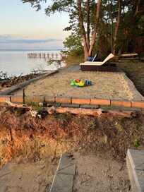 Sandbox by the water