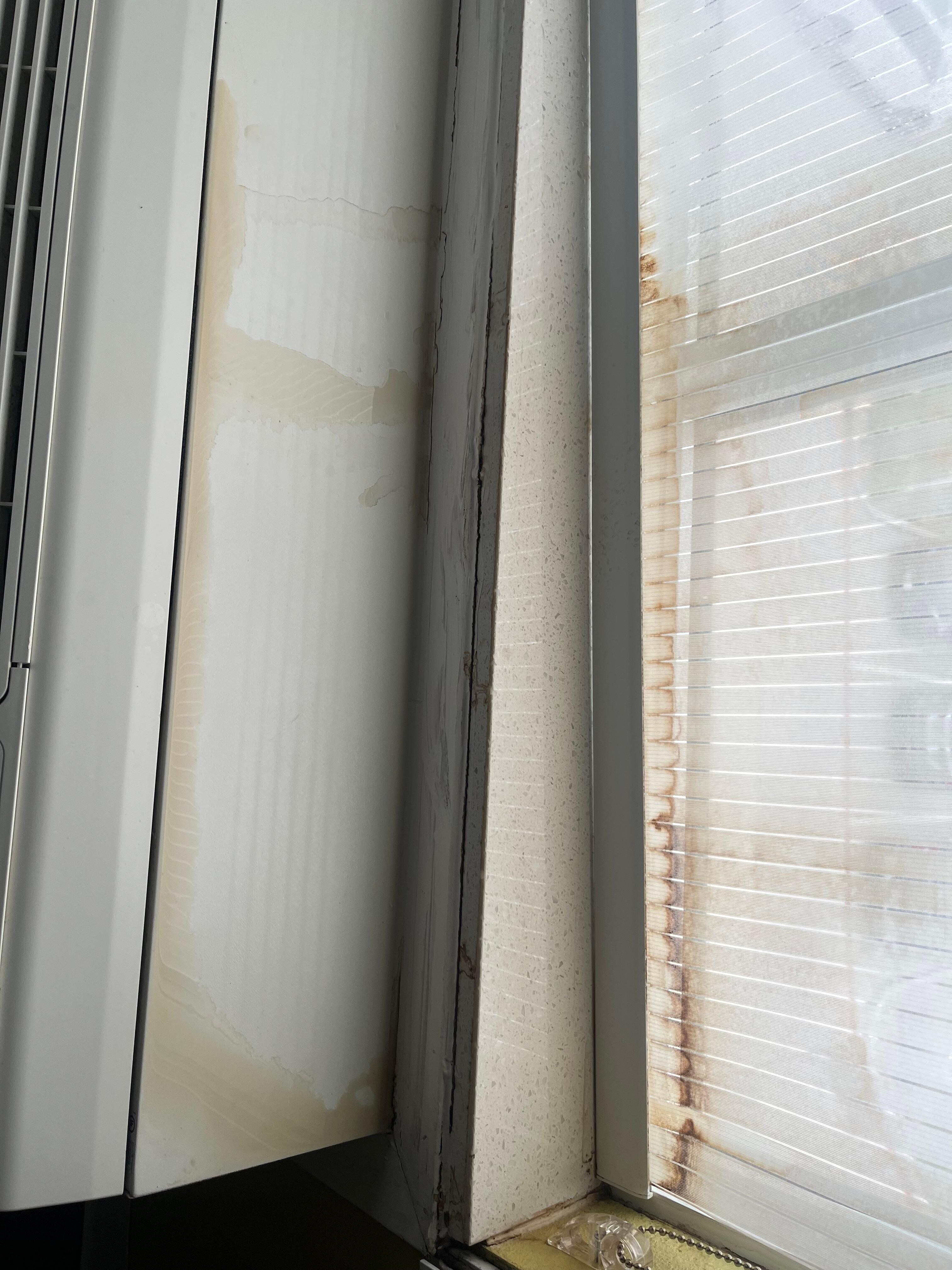 Video of Dripping from top of window 
