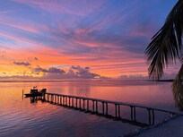 Sunset across Niles Channel