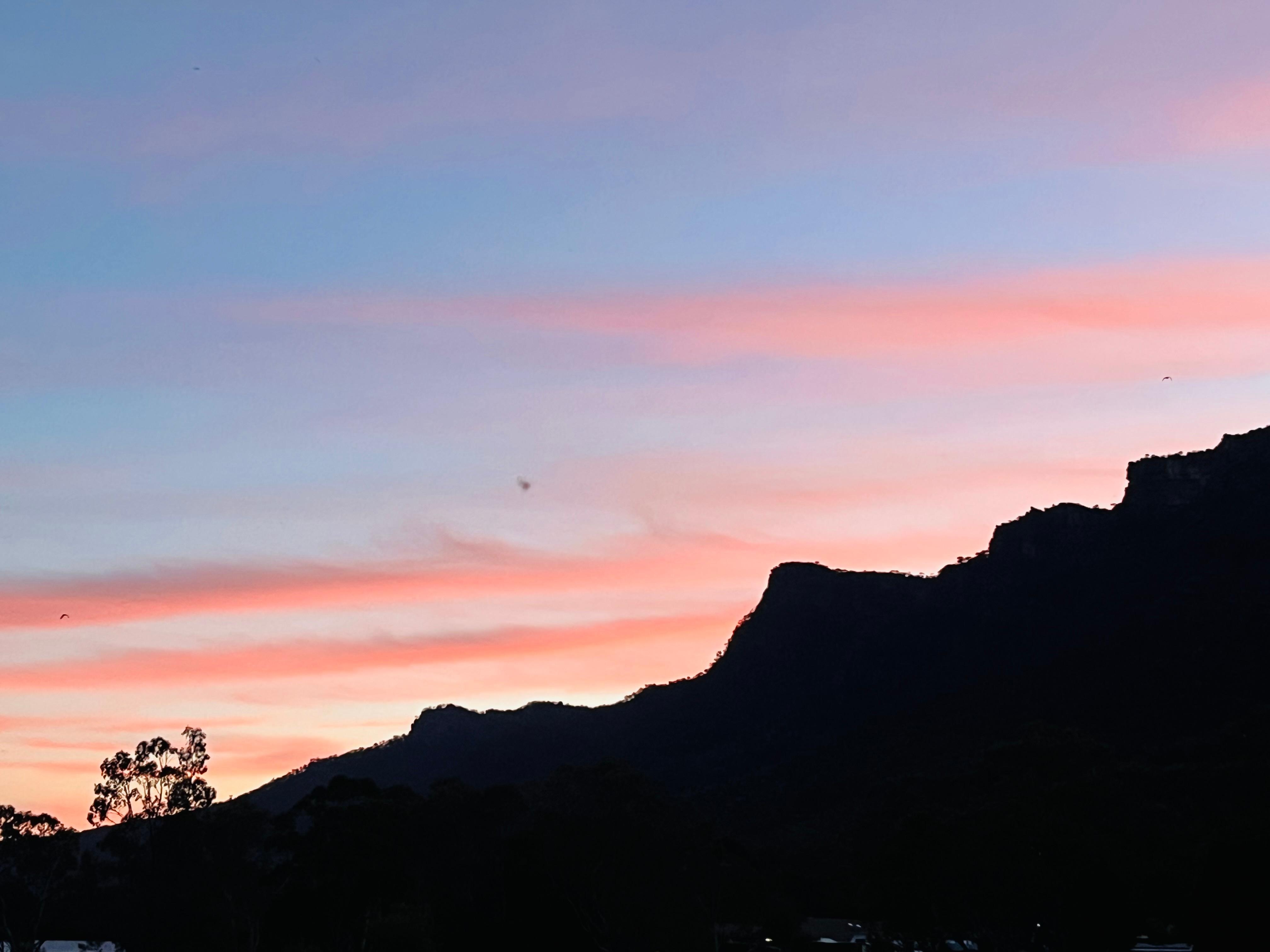 Sunset from Kookaburra Motel, Halls Gap