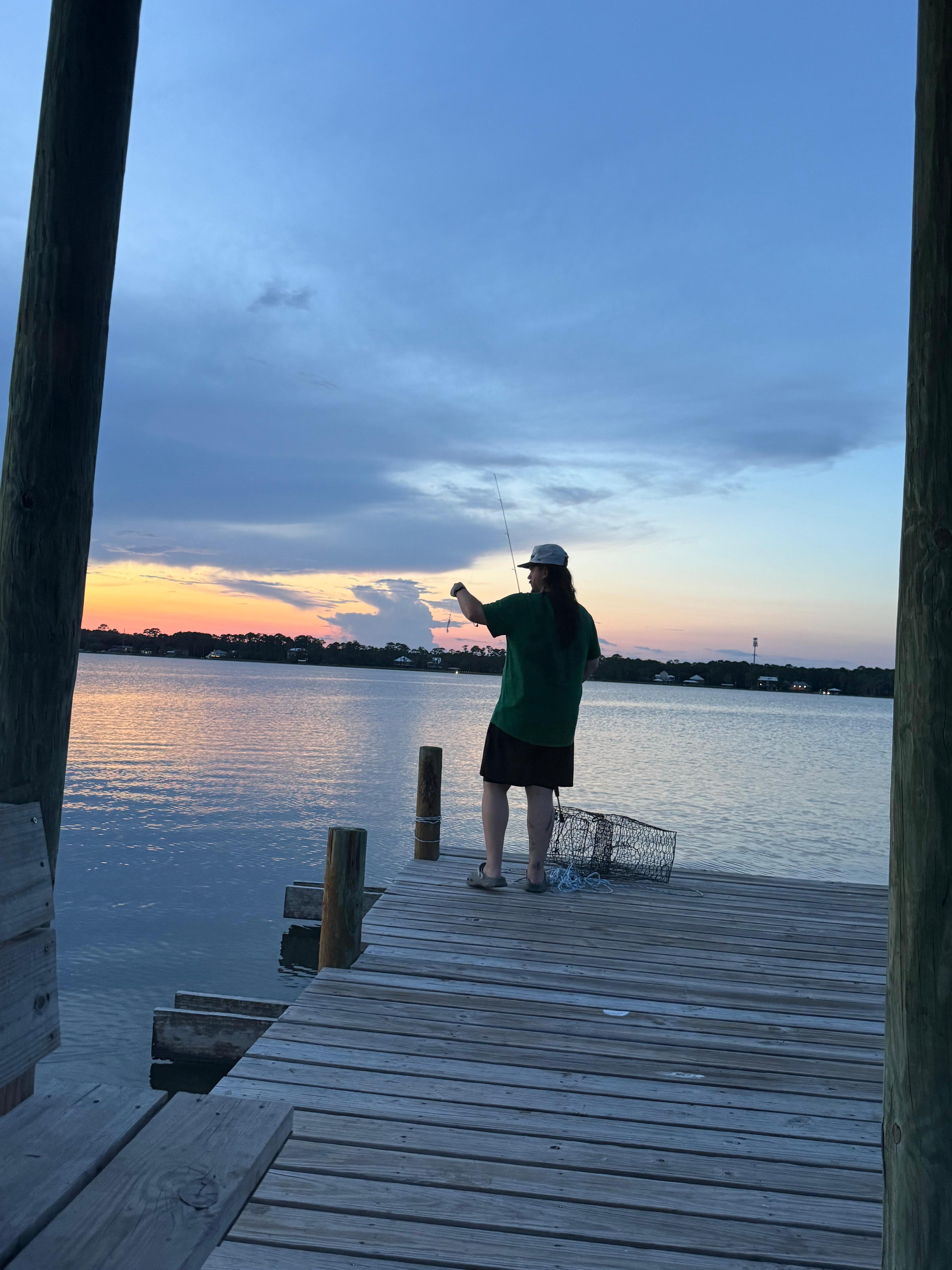 Fishing in the Lagoon