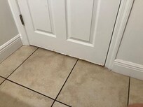 Obvious water damage