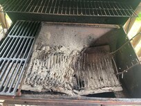 The grill was in horrible shape.