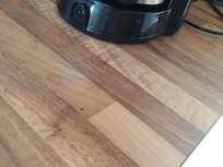 Kaffeeflecken bei unserer Ankunft